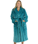 La Cera- Plush Fleece Long Robe