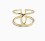 Splendid Iris- Interlocking Adjustable Ring