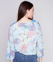 Charlie B- Printed Overlap Blouse