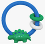 Itzy Ritzy- Silicone Teether Rattle