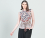 Clara Sunwoo- Sleeveless Center Front Tie Top Boho Weave