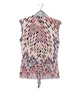 Clara Sunwoo- Sleeveless Center Front Tie Top Boho Weave