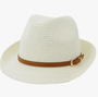 Children's Summer Straw Fedora Hat