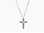 Sorrelli- Teagan Cross Pendant Necklace Blue