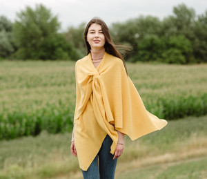 Lambswool Draped Shawl LLS105 - 911 Dandelion