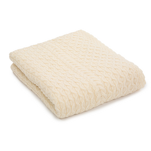 Honeycomb King Throw MT124 - 100 Natural