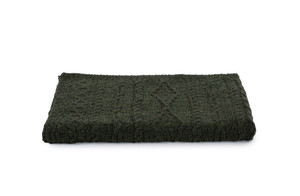 Fisherman Cable Throw FT179 - 602  Army Green Saol.ie