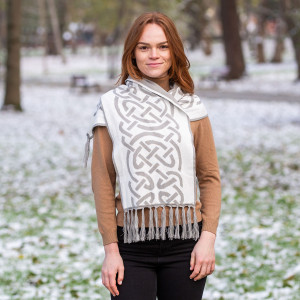 Traditional Celtic Knotwork Scarf