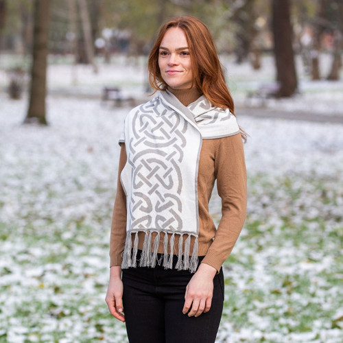 Traditional Celtic Knotwork Scarf