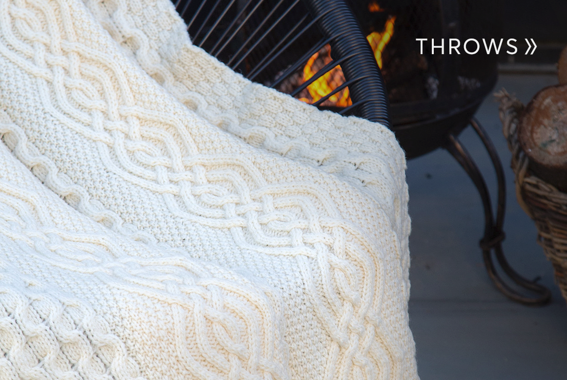 Wool Knit Throws