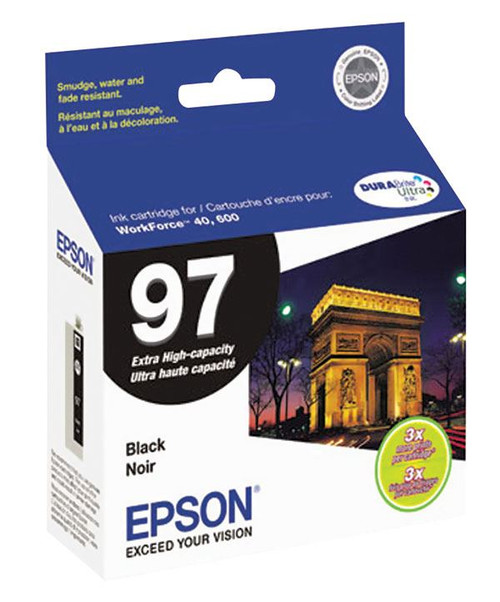 Epson T097120 97 Black DURABrit Ultra Extra High Capacity Ink 900 Page