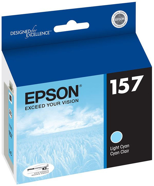 Epson T157520 157 Light Cyan Ultra Chrome K3 Ink