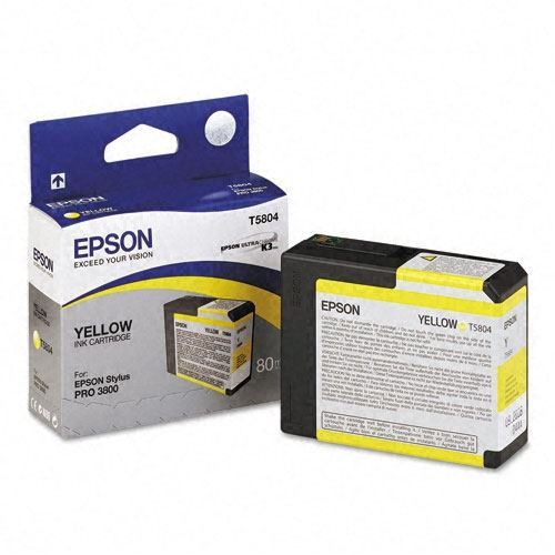 Epson T580400 Yellow Ultra Chrome Ink 80 ml Yield