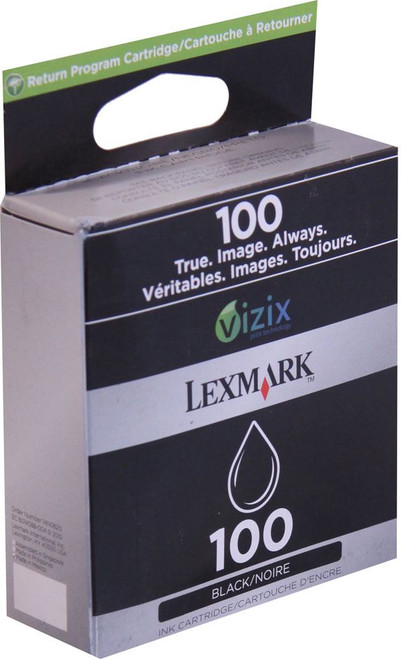 Lexmark 14N0820, #100 Return Program Ink Cartridge - Black, 170 Yield
