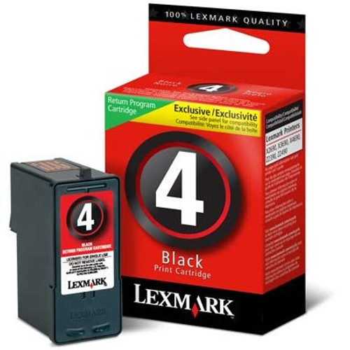 Lexmark LEX18C1974, #4 Ink Cartridge - Black, Yield 175 Pages