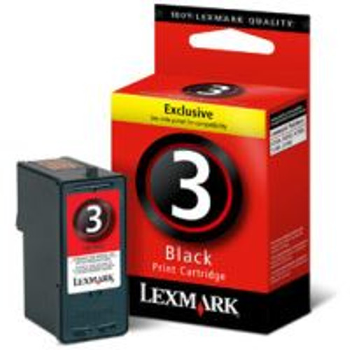 Lexmark LEX18C1530, #3 Ink Cartridge - Black, Yield 175 Pages