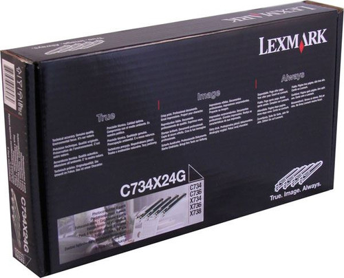 Lexmark C734X24G DRUM - 4-pack - Yield -  20000 Pages