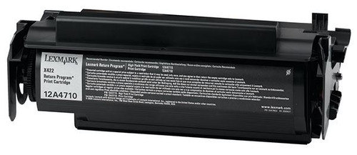 Lexmark LEX12A4710 Toner Cartridge  Black, Yields 6000 Pages