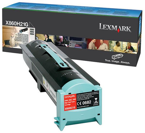 Lexmark LEXX860H21G, Toner Cartridge - Black, High Yield 35000 Pages