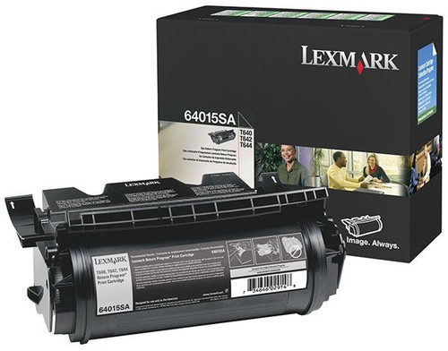 Lexmark 64015SA, Return Program Toner Cartridge - Black, 6000 Yield