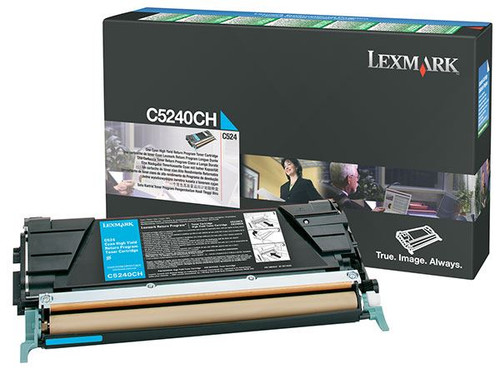 Lexmark C5240CH Toner Cartridge - Cyan - Yield -  5000 Pages