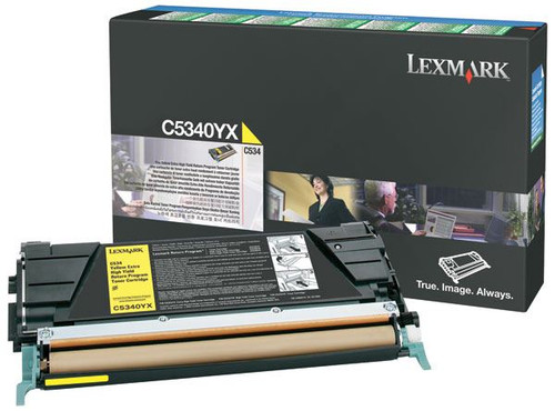 Lexmark C5340YX Toner Cartridge - Yellow - Yield -  7000 Pages