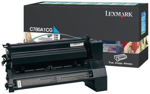 Lexmark C780A1CG Toner Cartridge - Cyan - Yield -  6000 Pages