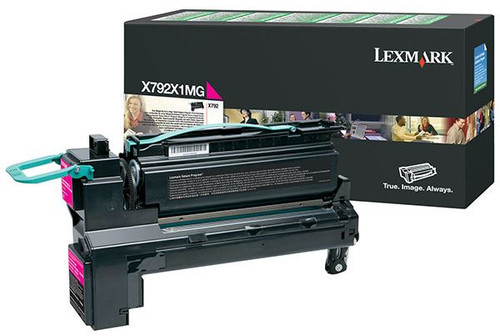 Lexmark X792X1MG, Toner Cartridge - Magenta, Extra High Yield 20000