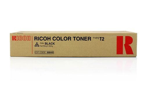 Ricoh 888483 Type T2 Toner Black, Yield - 25,000 Pages