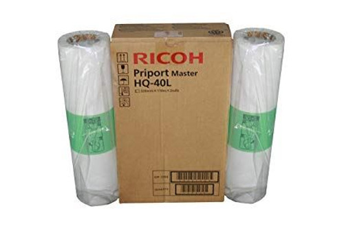 Ricoh 893196 Type HQ40L Thermal Master, Box of 2