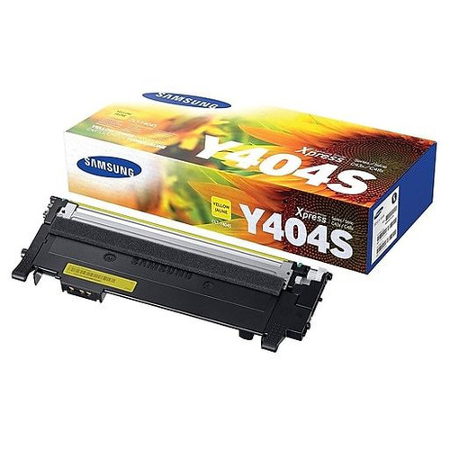 Samsung CLT-Y404S Toner Cartridge - Yellow, Yield 1000 Pages