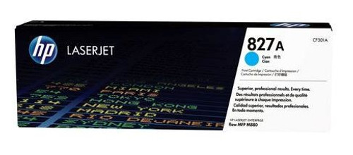 HP CF301A, 827A Toner Cartridge - Cyan - Yield - 32,000 Pages