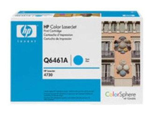 HP Q6461AG, 644A Toner Cartridge - Cyan - Yield - 12,000 Pages