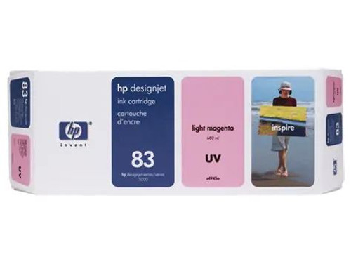 HP C4945A, 83 Ink Cartridge - Light Magenta - Yield - 1,000 Pages