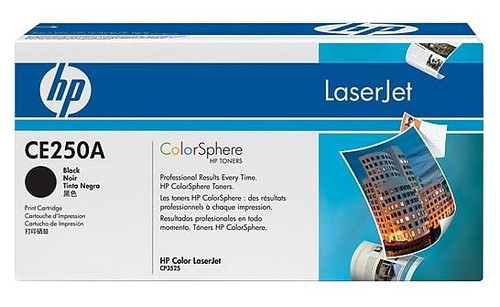 HP CE250AG, 504A Toner Cartridge - Black - Yield - 5,000 Pages