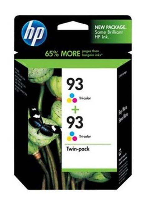 HP CC581FN, 93 Ink Cartridge - Tri-Color - 2 Pack - Yield - 220