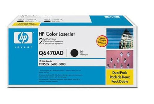 HP Q6470AD Toner Cartridge - Black - Yield - 6,000 Pages