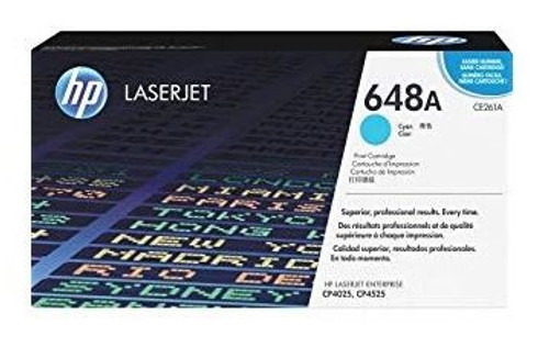 HP CE261AG, 648A Toner Cartridge - Cyan - Yield - 11,000 Pages