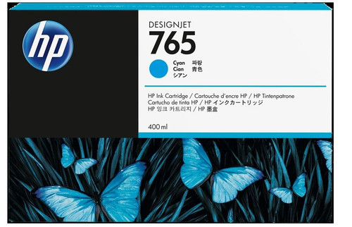 HP F9J52A, 765 Ink Cartridge - Cyan