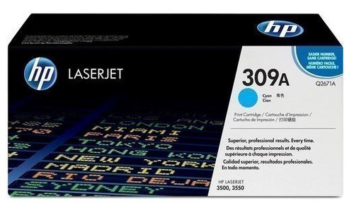 HP Q2671A, 309A Toner Cartridge - Cyan - Yield - 4,000 Pages