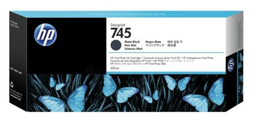 HP F9K05A, 745 Ink Cartridge - Matte Black