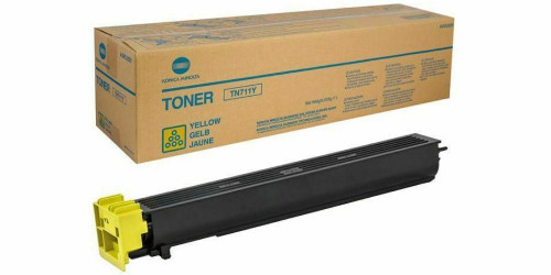 Konica Minolta A3VU230, TN711Y Toner Cartridge- Yellow - 31500 Yield