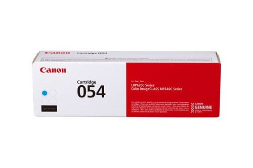 Canon 054 Toner Cartridge - Cyan - Yield 1200 Pages