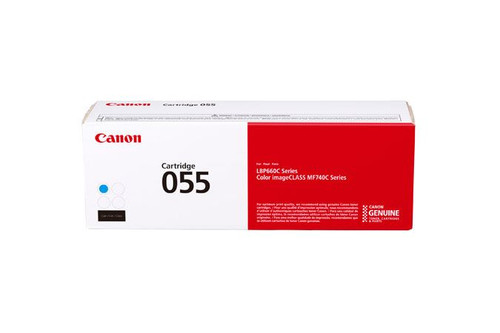 Canon 055 Toner Cartridge - Cyan - Yield 2100 Pages