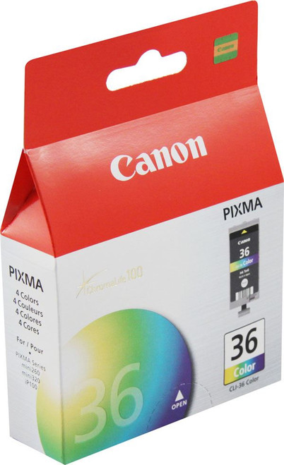 Canon CLI-36 Color Ink Cartridge, Standard (1511B002)