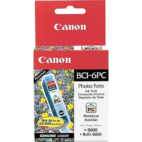 Canon BCI-6 Photo Cyan Ink Cartridge, Standard Yield (4709A003)