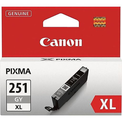 Canon CL-251XL Gray Ink Cartridge, High Yield (6452B001)