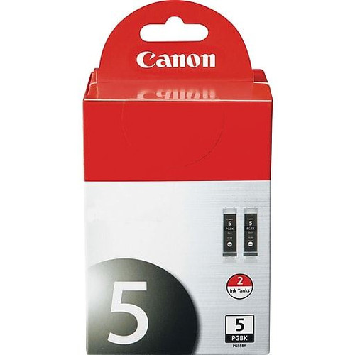 Canon PGI-5 Black Twin Ink Cartridges, 2/Pack (0628B009)