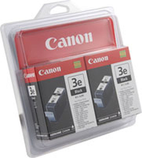 Canon BCI-3e Black Ink Cartridges (4479A271), Pack Of 2