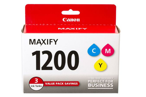 Canon PGI-1200 CMY Color Ink Cartridge, 3/Pack (9232B005)